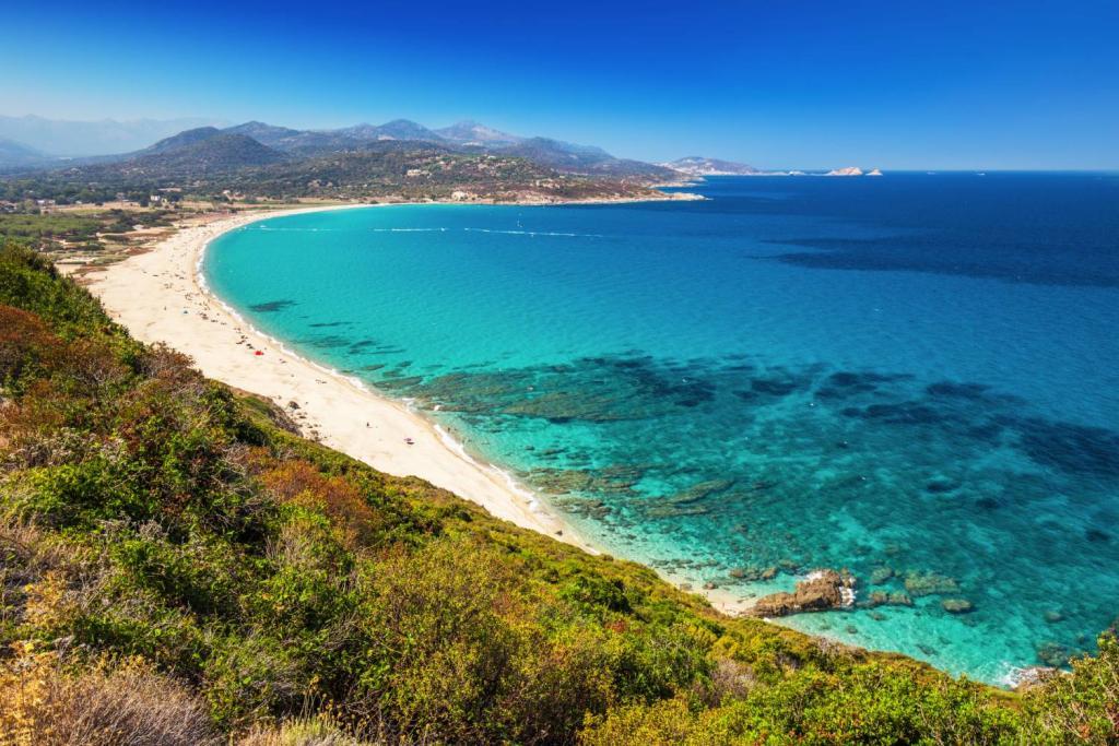 Plage de Lozari en Corse